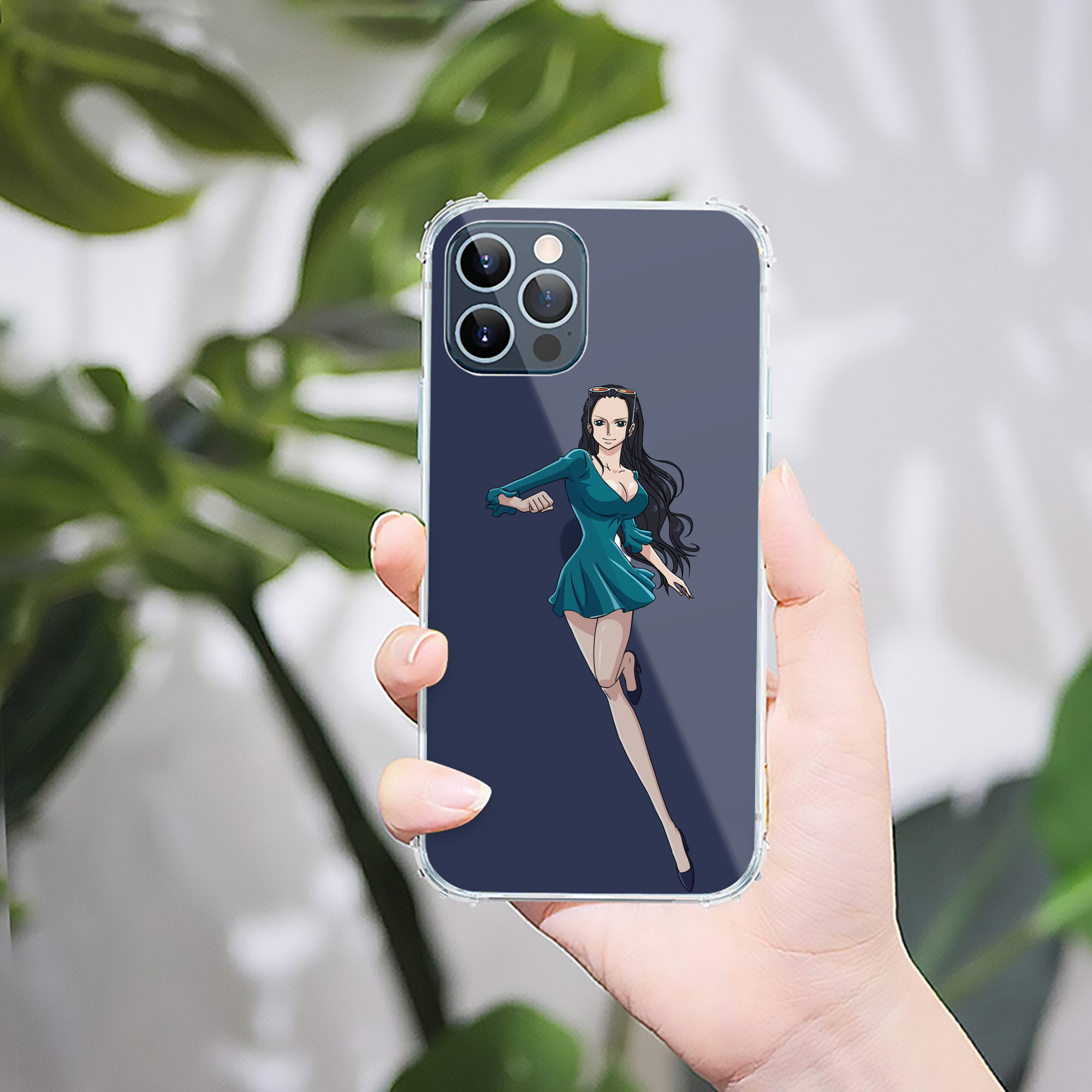 （画像用） ワンピース ニコ・ロビン ONE PIECE Nico Robin 【iPhone 12シリーズ対応】透明スマホケース（クリアソフトケース）